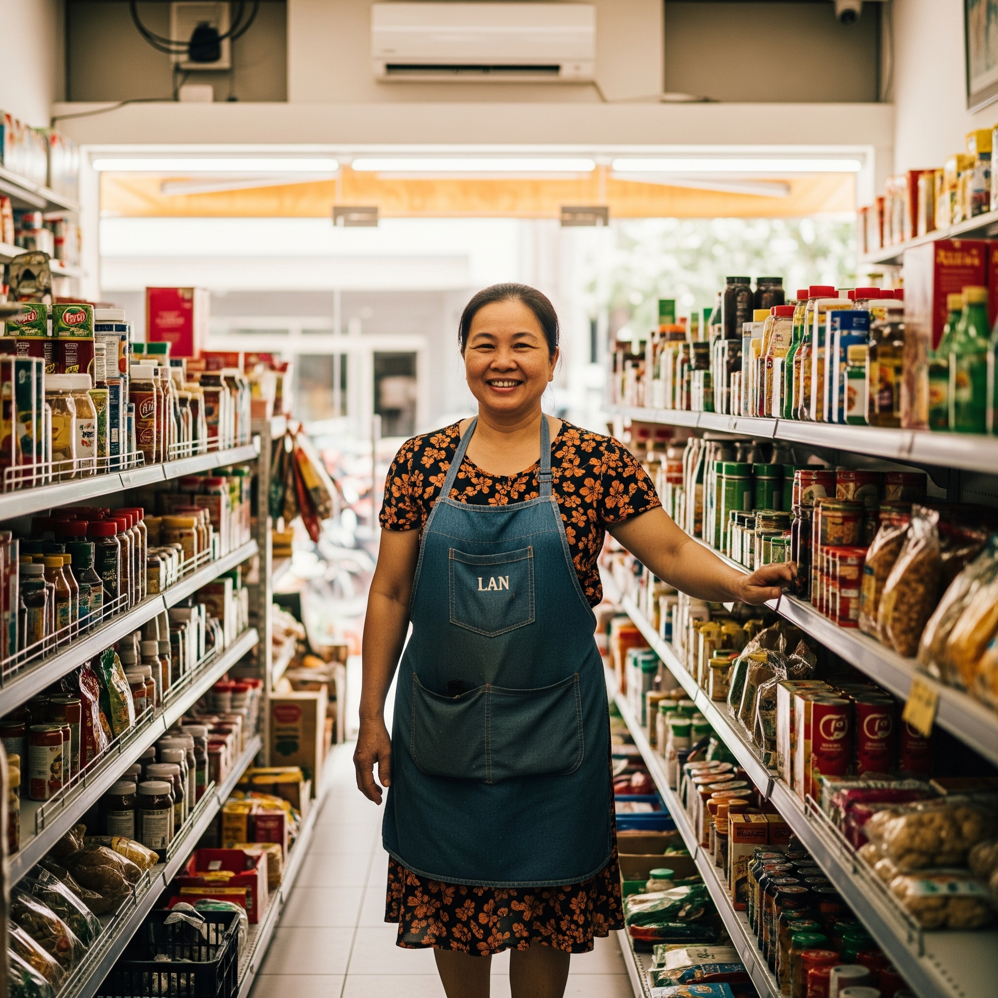 Chị Lan - Cửa hàng tạp hóa
